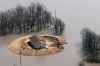 THE CANADIAN PRESS/John Woods
A house just north of Morris, Man. is isolated by floodwater on Tuesday, April 14, 2009. Heavy snowfall in the United States has raised the threat of flooding in Manitoba's Red River Valley this spring.