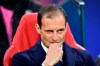 FILE - In this Wednesday, April 10, 2019 filer, Juventus coach Massimiliano Allegri stands on the touchline before the Champions League quarterfinal, first leg, soccer match between Ajax and Juventus at the Johan Cruyff ArenA in Amsterdam, Netherlands. Juventus coach Massimiliano Allegri‚Äôs future is up in the air with speculation continuing to mount that he will leave at the end of the season and could be replaced by Antonio Conte. Juventus has already won the Serie A title and Allegri is using the extra time to sort out his plans. His contract at Juventus expires at the end of the season. Conte has been out of a job since being fired by Chelsea last year but could be set for a return to Italian football. (AP Photo/Martin Meissner, File)