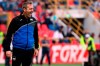 FILE - In this Saturday, April 20, 2019 file photo, Sampdoria head coach Marco Giampaolo shouts during a Serie A soccer match between Bologna and Sampdoria at the Dall'Ara stadium in Bologna, Italy. Former Sampdoria coach Marco Giampaolo has been named the new coach of AC Milan. Milan announced Wednesday, June 19, 2019 that Giampaolo signed a contract for the next two seasons with an option for a third season. (Giorgio Benvenuti/ANSA via AP, File )