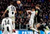 Ajax's Matthijs de Ligt, right, scores his side's second goal during the Champions League, quarterfinal, second leg soccer match between Juventus and Ajax, at the Allianz stadium in Turin, Italy, Tuesday, April 16, 2019. (AP Photo/Luca Bruno)