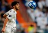 Real midfielder Marco Asensio eyes the ball during the Champions League, Group G soccer match between Real Madrid and CSKA Moscow, at the Santiago Bernabeu stadium in Madrid, Spain, Wednesday Dec. 12, 2018. (AP Photo/Paul White)