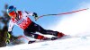 United States' Mikaela Shiffrin speeds down the course during an alpine ski, women's World Cup super-G in Cortina D'Ampezzo, Italy, Sunday, Jan. 20, 2019. (AP Photo/Marco Trovati)