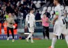 Juventus' Cristiano Ronaldo walks off the pitch at the end of the Champions League, quarterfinal, second leg soccer match between Juventus and Ajax, at the Allianz stadium in Turin, Italy, Tuesday, April 16, 2019. Ajax won 2-1 and advances to the semifinal on a 3-2 aggregate. (AP Photo/Luca Bruno)