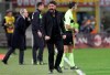 AC Milan coach Gennaro Gattuso celebrates his side's 1-0 win at the end of the Serie A soccer match between AC Milan and Sassuolo, at the San Siro stadium in Milan, Italy, Saturday, March 2, 2019. (AP Photo/Luca Bruno)