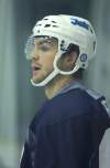 Left-winger #67 Michael Frolik at the Winnipeg Jets training camp held at the MTS Iceplex Friday morning.