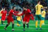 Portugal's Cristiano Ronaldo, right, celebrates with teammate Bernardo Silva after scoring their side's sixth goal during the Euro 2020 group B qualifying soccer match between Portugal and Lithuania at the Algarve stadium outside Faro, Portugal, Thursday, Nov. 14, 2019. (AP Photo/Armando Franca)