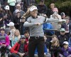 Canadian golfer Brooke Henderson warms up as she takes part in a clinic for juniors during a charity golf tournament in Dunrobin, Ont., west of Ottawa, Tuesday May14, 2019. THE CANADIAN PRESS/Fred Chartrand
