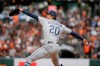 Tampa Bay Rays starting pitcher Tyler Glasnow works in the first inning of a baseball game against the San Francisco Giants, Friday, April 5, 2019, in San Francisco. (AP Photo/Eric Risberg)