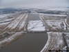 CITY OF WINNIPEG
Ice on the Red River Floodway jams just south of the St. Mary’s Road bridge in south Winnipeg Wednesday morning, prior to the raising of the floodway gates.