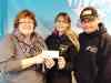 Submitted photo
Kirby and Marie Fontaine (from right) present The Dream Factory executive director Grace Thomson with a cheque for $100,016.