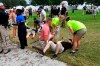 Spectators are tended to after a lightning strike on the course left several injured during a weather delay in the third round of the Tour Championship golf tournament Saturday, Aug. 24, 2019, in Atlanta. (AP Photo/John Amis)