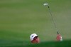 Brooks Koepka hits from a fairway bunker on the 13th hole during third-round play in the Tour Championship golf tournament Sunday, Aug. 25, 2019, at East Lake Golf Club in Atlanta. (AP Photo/John Bazemore)