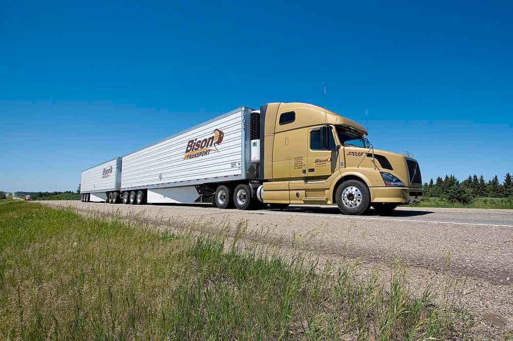 Bison Transport charges its customers based on actual fuel prices in whichever region it's shipping in, so higher fuel prices are passed along to customers. (Supplied)