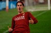 Roma's Patrik Shick celebrates after scoring during the Italian Serie A soccer match between Roma and Empoli at Rome's Olympic stadium, Monday, March 11, 2019. (AP Photo/Gregorio Borgia)