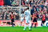 Lazio's Croatian midfielder Milan Badelj, center, scores during a Serie A soccer match between Genoa and Lazio at Luigi Ferraris Stadium in Genoa, Italy, Sunday, Feb. 17, 2019 (Simone Arveda/ANSA via AP)