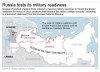 Map shows Russia military zones and Ukraine.; 3c x 4 inches; 146 mm x 101 mm;