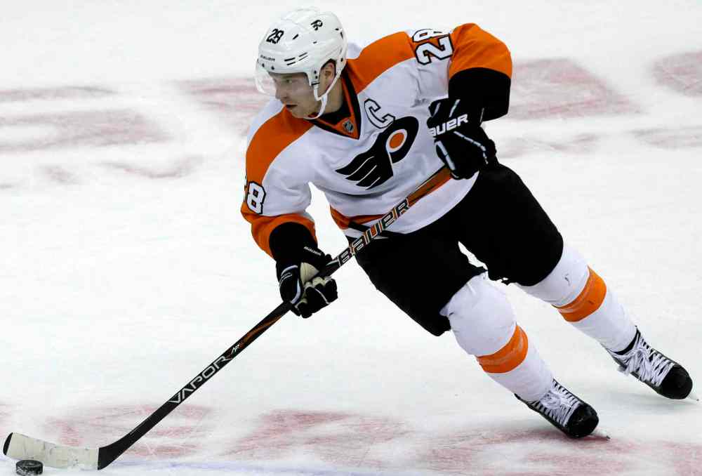 Gene J. Puskar / The Associated Press Archives
Philadelphia Flyers centre Claude Giroux