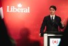 Prime Minister Justin Trudeau delivers remarks to Liberal supporters in Halifax on Wednesday February 20, 2019. Trudeau visited friendly Nova Scotia territory on Wednesday evening to thank fundraisers and recall happier times, as controversies rage in Ottawa. THE CANADIAN PRESS/Riley Smith