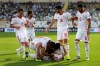 Iran's forward Sardar Azmoun, center bottom, celebrates with his teammates scoring his side's second goal during the AFC Asian Cup group D soccer match between Iran and Vietnam at Al Nahyan Stadium in Abu Dhabi, United Arab Emirates, Saturday, Jan. 12, 2019. (AP Photo/Kamran Jebreili)