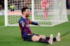 Barcelona's Lionel Messi celebrates after scoring his side's third goal during the Champions League semifinal, first leg, soccer match between FC Barcelona and Liverpool at the Camp Nou stadium in Barcelona, Spain, Wednesday, May 1, 2019. (AP Photo/Emilio Morenatti)