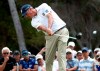 Matt Kuchar hits from the first tee during the final round of the Sony Open PGA Tour golf event, Sunday, Jan. 13, 2019, at Waialae Country Club in Honolulu. (AP Photo/Matt York)