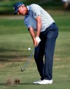 Matt Kuchar hits from the third fairway during the third round of the Sony Open PGA Tour golf event, Saturday, Jan. 12, 2019, at Waialae Country Club in Honolulu. (AP Photo/Matt York)