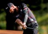 Troy Merritt plays his shot from the second tee during the first round of the Tournament of Champions golf event, Thursday, Jan. 3, 2019, at Kapalua Plantation Course in Kapalua, Hawaii. (AP Photo/Matt York)
