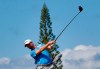 Webb Simpson plays his shot from the third tee during the second round of the Tournament of Champions golf event Friday, Jan. 4, 2019, at Kapalua Plantation Course in Kapalua, Hawaii. (AP Photo/Matt York)