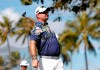 Rory Sabbatini watches his shot from 10th tee during the first round of the Sony Open PGA Tour golf event, Thursday, Jan. 10, 2019, at the Waialae Country Club in Honolulu, Hawaii. (AP Photo/Matt York)