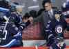 John Woods / WINNIPEG FREE PRESS Files
Winnipeg Jets' head coach Paul Maurice (right) and assistant coach Pascal Vincent congratulate each other after a shootout win over the Phoenix Coyotes in NHL action in Winnipeg on Thursday.