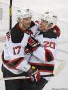 CP
Ilya Kovalchuk (left) sniped his 17th in Edmonton Wednesday. The Devils' top scorer will be bombarded by boos today.
