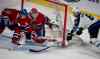 THE CANADIAN PRESS/Peter McCabe
Montreal Canadiens' Brian Flynn (32) gives goalie Mike Condon a little help as Winnipeg Jets' Alexander Burmistrov, right, tries to bring the puck from behind the net during during Sunday's game.