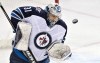 JASON FRANSON / The Canadian Press files 
Winnipeg Jets goalie Ondrej Pavelec has showed plenty of promise this season and has been nominated for the Bill Masterton Memorial Trophy.