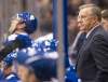 Nathan Denette/ The Canadian Press
Leafs coach Ron Wilson looks on as fans chant 'Fire Wilson' during game against the Florida Panthers in Toronto Tuesday.