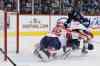 John Woods / The Canadian Press
Winnipeg Jets' Michael Frolik scores on Florida Panthers goaltender Jacob Markstrom as part of a 5-2 victory Friday. The team is on its way to Vancouver to play the Canucks Sunday.