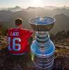 CP
Winnipeg Jets forward Andrew Ladd, formerly of the Stanley Cup champion Chicago Blackhawks, spent his day with the Stanley Cup atop Crown Mountain, B.C., north of Vancouver, on Monday, July 19, 2010. He signed a long-term deal with Winnipeg Tuesday.