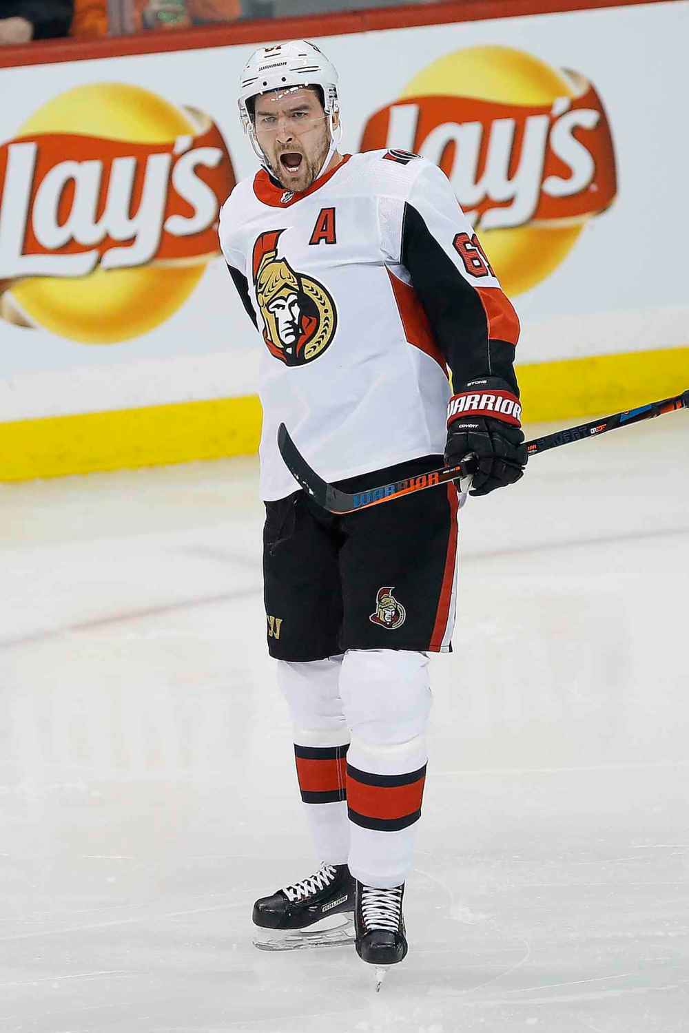 JOHN WOODS / THE CANADIAN PRESS
Ottawa Senators' Mark Stone (61) celebrates his goal against the Winnipeg Jets during first period NHL action.