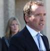 Joe Bryksa / Winnipeg Free Press
Conservative Leader Hugh McFadyen says his party will make Alzheimer's disease a public health priority at a announcement Thursday afternoon on St. Mary's Avenue in Winnipeg.