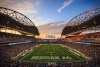 Melissa Tait / Winnipeg Free Press
The sun sets during the inaugural game at Investors Group Field in Winnipeg on June 27, 2013. Watch a time-lapse video of the opening of the new Blue Bombers stadium made with over 10,000 still images from around the field at wfp.to/igfield 130627 - Thursday, June 27, 2013 - (Melissa Tait / Winnipeg Free Press)