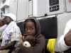 DAN LETT / WINNIPEG FREE PRESS
A Haitian child being evacuated on Canadian Forces C-177 Globemaster sits quietly with donated teddy bear prior to flight to Montreal on Tuesday.