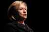 Mike Deal / Winnipeg Free Press  
Former U.S. Secretary of State Hillary Rodham Clinton speaks at a Winnipeg Chamber of Commerce luncheon in Winnipeg, Wednesday.