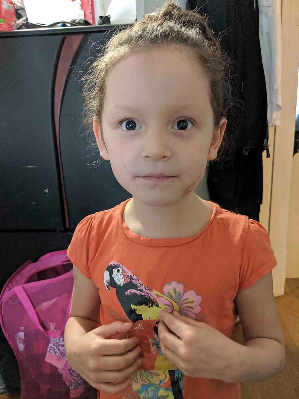 Semiah Laquette, 5, did not attend Wednesday's hearing; her mother says she's afraid to go outside. (Supplied)