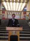 Wayne Glowacki / Winnipeg Free Press
Mayor Bowman addresses media at City Hall on Wednesday.