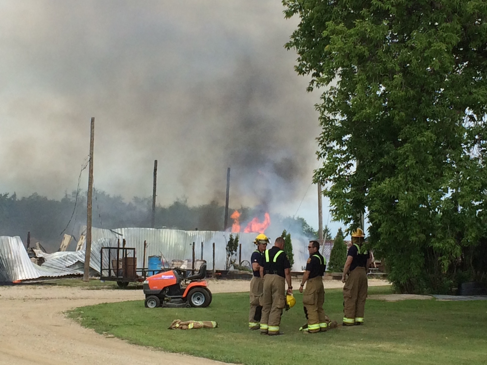 Paintball business goes up in flames outside Brandon Winnipeg Free Press