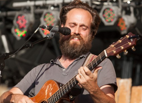 Melissa Tait / Free Press archives
Sam Beam, the American singer-songwriter known as Iron and Wine, performs at the 2012 Winnipeg Folk Festival main stage.