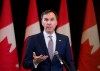 Minister of Finance Bill Morneau speaks during a press conference at the media lock-up, before tabling the budget in the House of Commons on Parliament Hill, in Ottawa on Wednesday, March 22, 2017. THE CANADIAN PRESS/Justin Tang