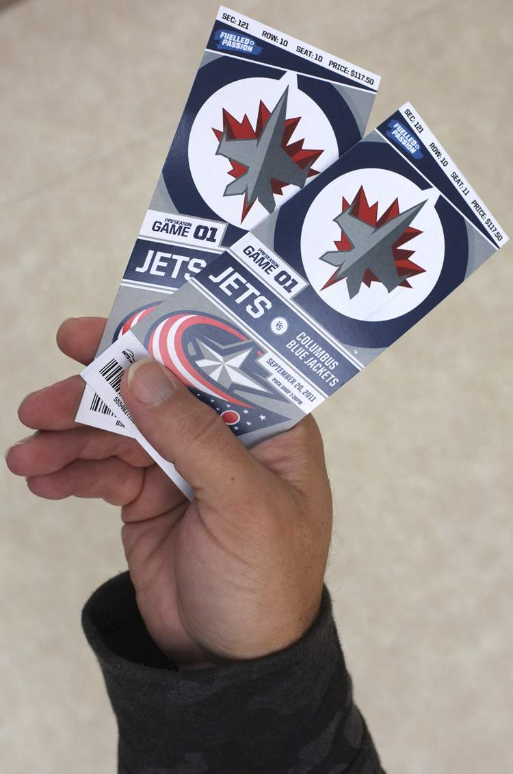 MIKE APORIUS / WINNIPEG FREE PRESS Archives
Fans are warned against potentially fraudulent resellers of Jets tickets.