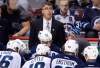 Darryl Dyck / The Canadian Press
Winnipeg Jets' coach Claude Noel looks up at the clock after calling a time out against the Vancouver Canucks during the third period of an NHL hockey game in Vancouver Thursday.