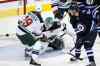 JOHN WOODS / THE CANADIAN PRESS
Bryan Little scores on Josh Harding Thursday in Winnipeg.
