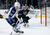 Danny Moloshok / The Associated Press
Winnipeg Jets right wing Blake Wheeler, left, watches as he misses a shot-attempt while Los Angeles Kings goalie Jonathan Quick, right, protects the net during the first period Saturday.